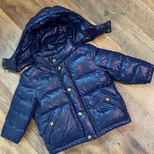 Ralph Lauren 18months Navy blue bomber coat baby boy